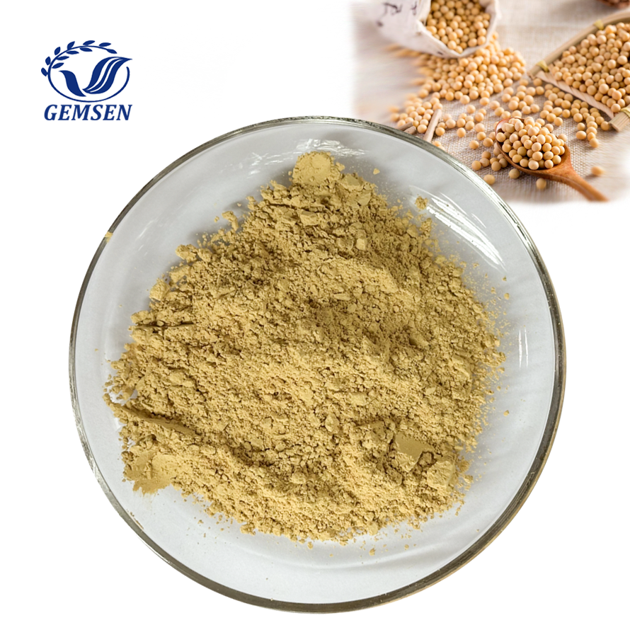 China Supply 10% Soy Isoflavones (Soybeans Extract) for Brain Health 
